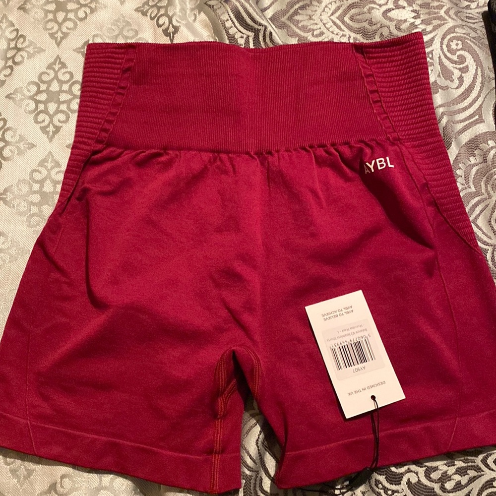 Large Red Aybl shorts